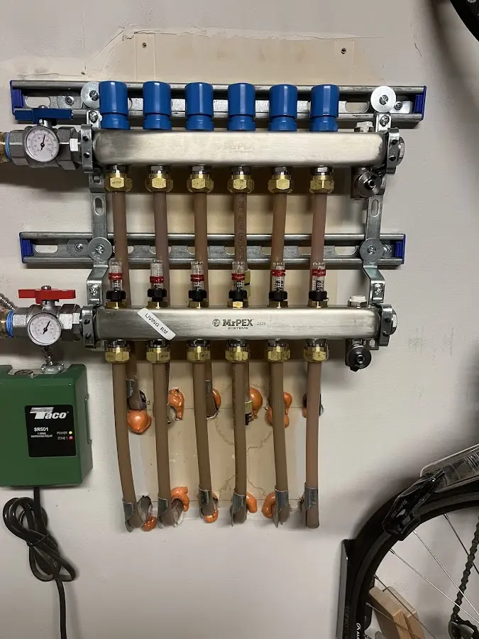 Plumber performing Leak Detection at a residential property in South Weber